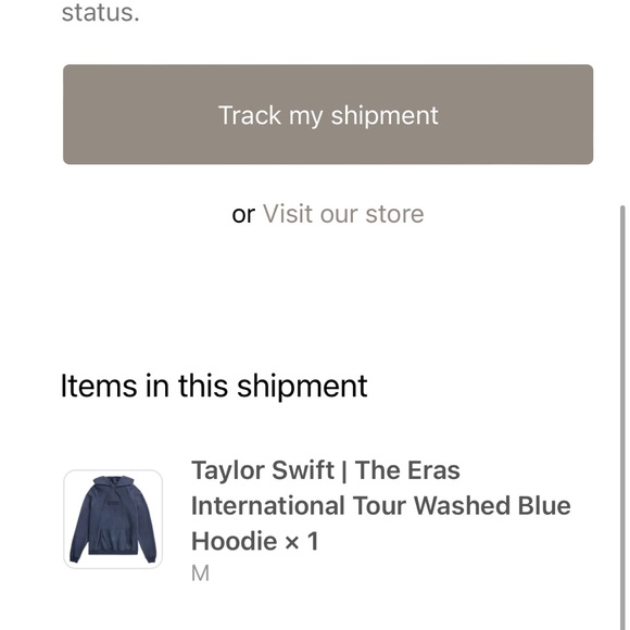 NEW NEVER OPENED ERAS HOODIE - Picture 3 of 3